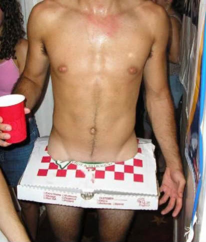Just a pizza box costume