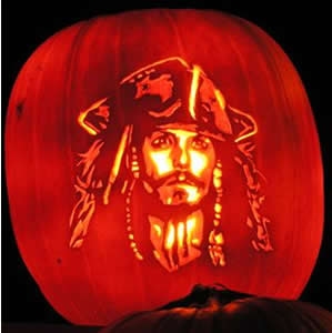 Jack Sparrow Pumpkin