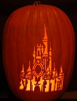 Disney Castle Pumpkin