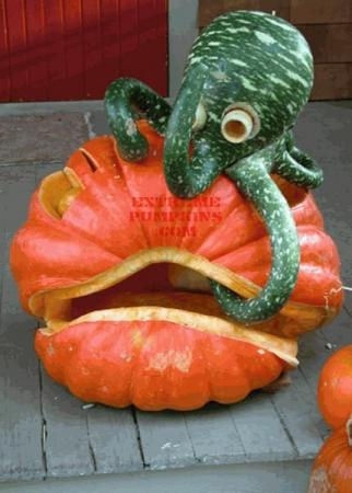 Oyster and Octopus Pumpkin