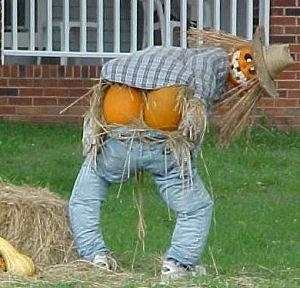 Full moon scarecrow
