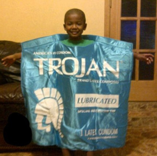 Kid in a Condom Costume