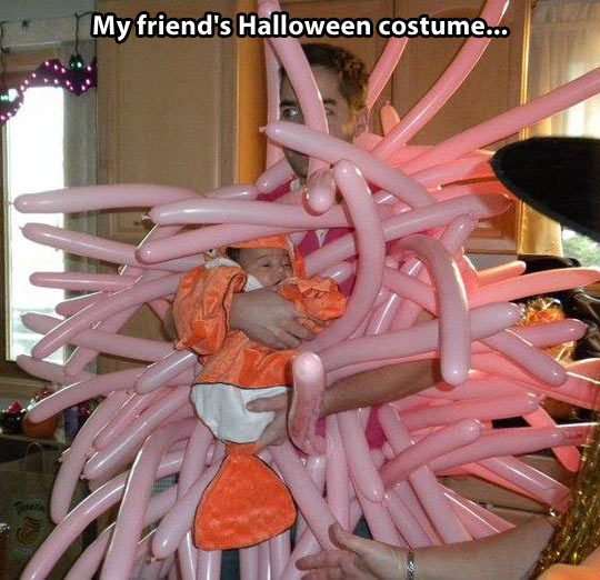 Funny Halloween Costume - Nemo Baby Balloon