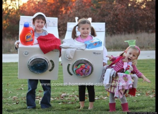 Kids Love Being Washing Machines