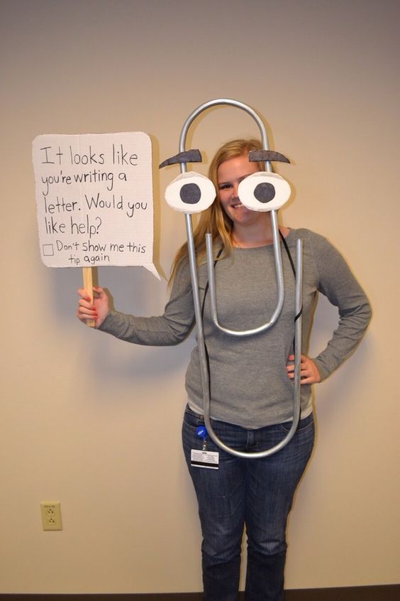 Clippy Halloween Costume