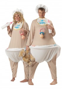 Couple in Cry-Baby Costume